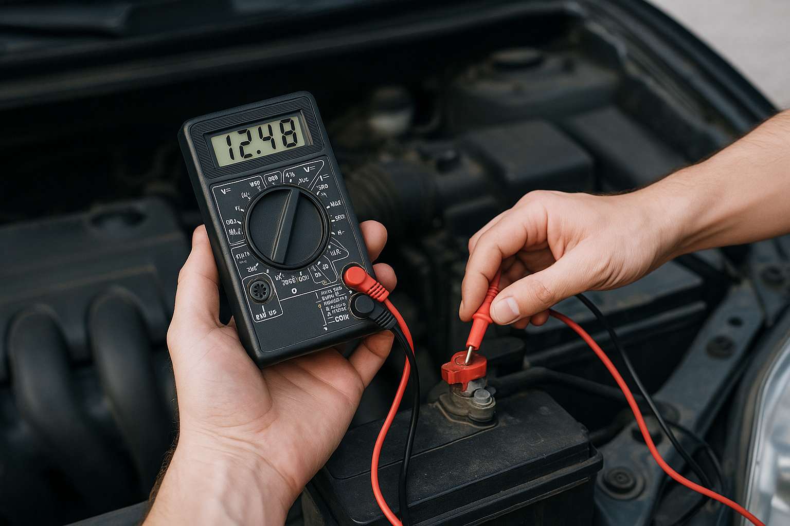 Проверка АКБ с помощью мультиметра: практическое руководство