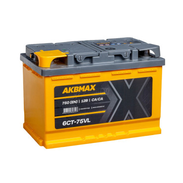 AKBMAX 75L 750A 278x175x190